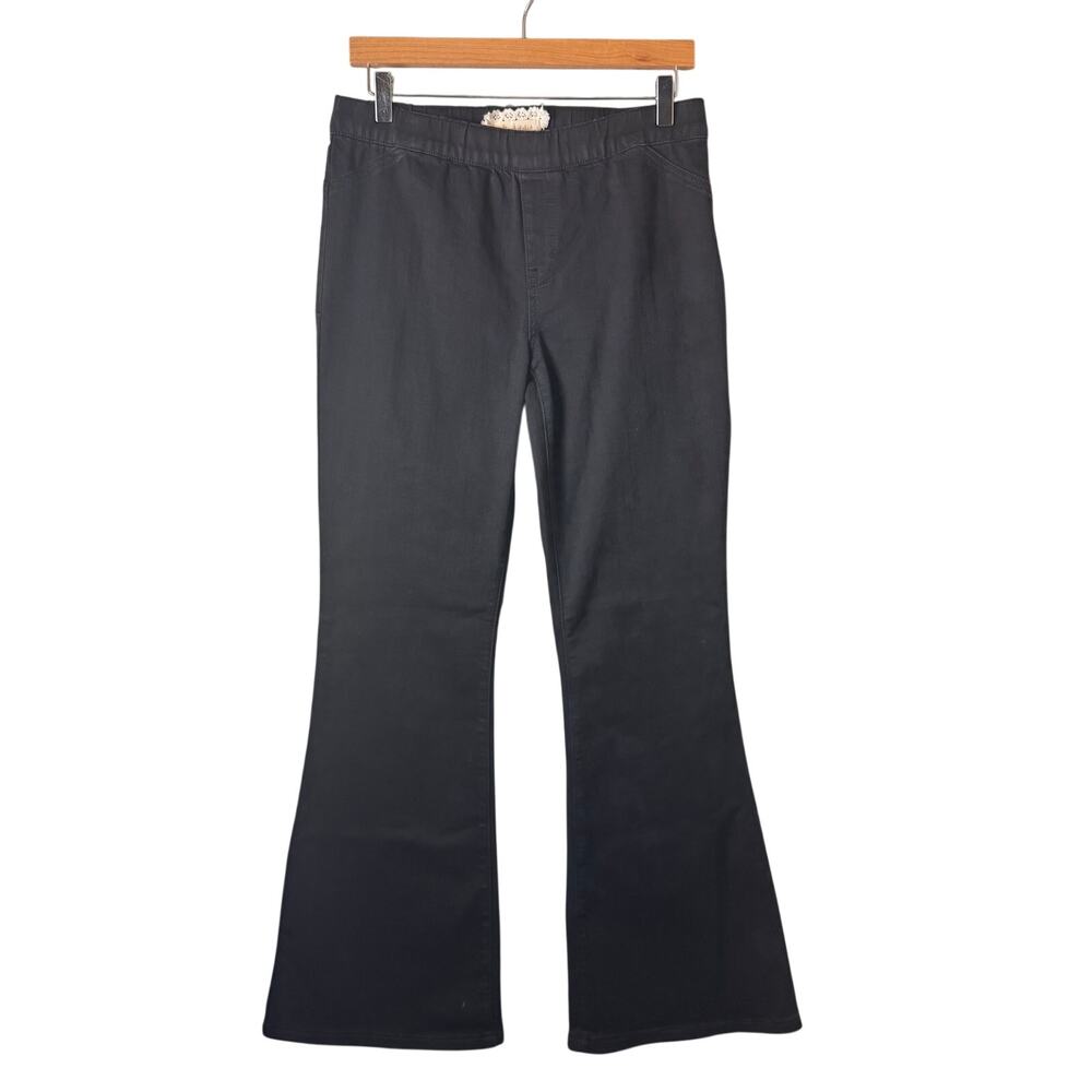 Altard State Jeans Black Flare Womens Pull On Stretch 30" Waist Work Minimalist